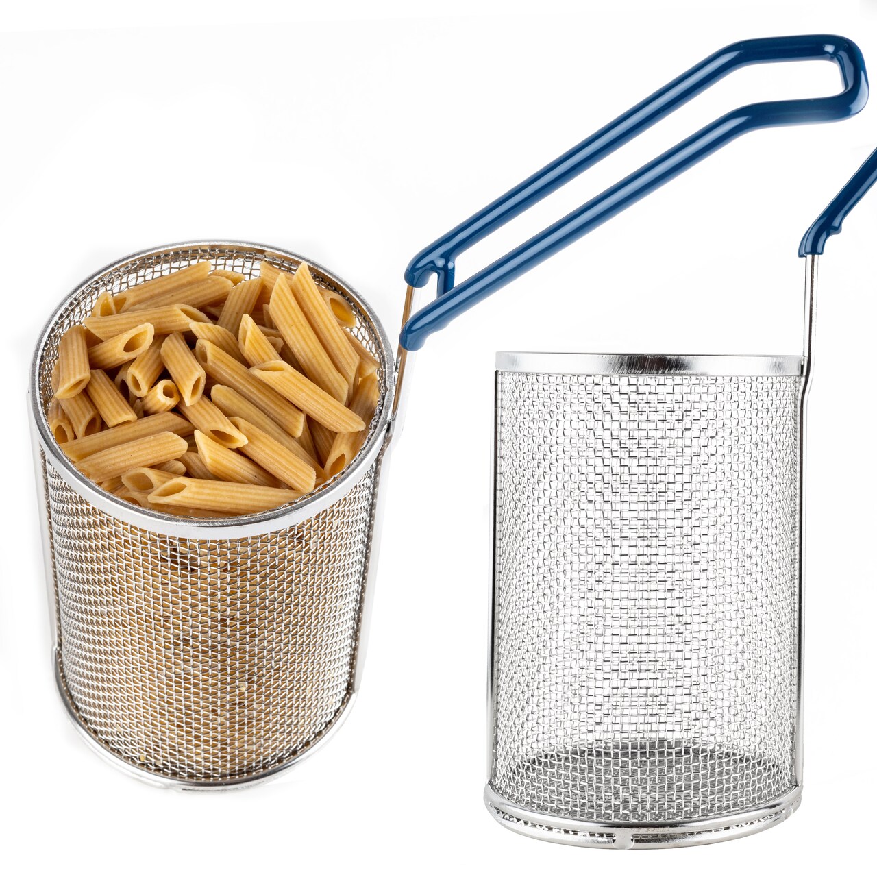 Lot45 Kitchen Strainer Basket - Stainless Steel Spaghetti and Pho Pasta Drainer
